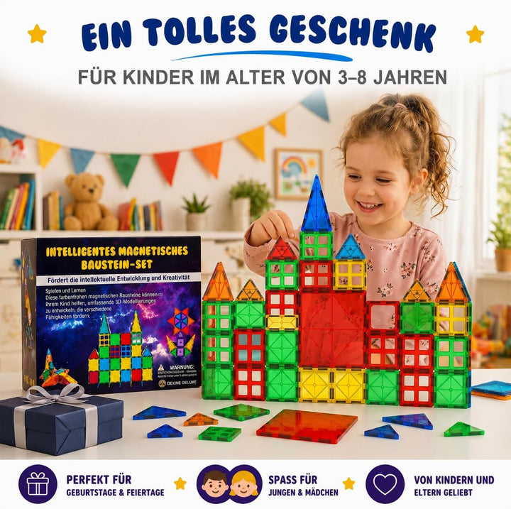 Desire Deluxe Zeug für Kinder, Lernspielzeug für Jungen und Mädchen, 3 4 5 6 7 8 Jahre alt, XXL Set