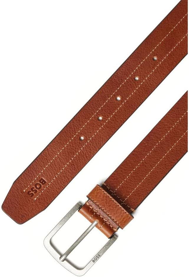 BOSS Herren Gürtel 100 Medium Brown210, 100 Medium Brown210