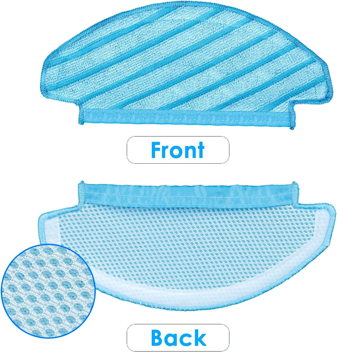 CHAIN PEAK Waschbare, wiederverwendbare Wischpads für ECOVACS DEEBOT OZMO T8/ T8+/ T8 AIVI/ T9/ T9 M