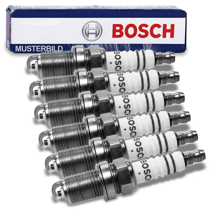 6x Original BOSCH Zündkerze Zündkerzen FR8KTC+
