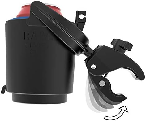RAM Mounts (RAM-B-132–400U) Becherhalter mit robuster Klaue, selbst justierend, von NationalMounts