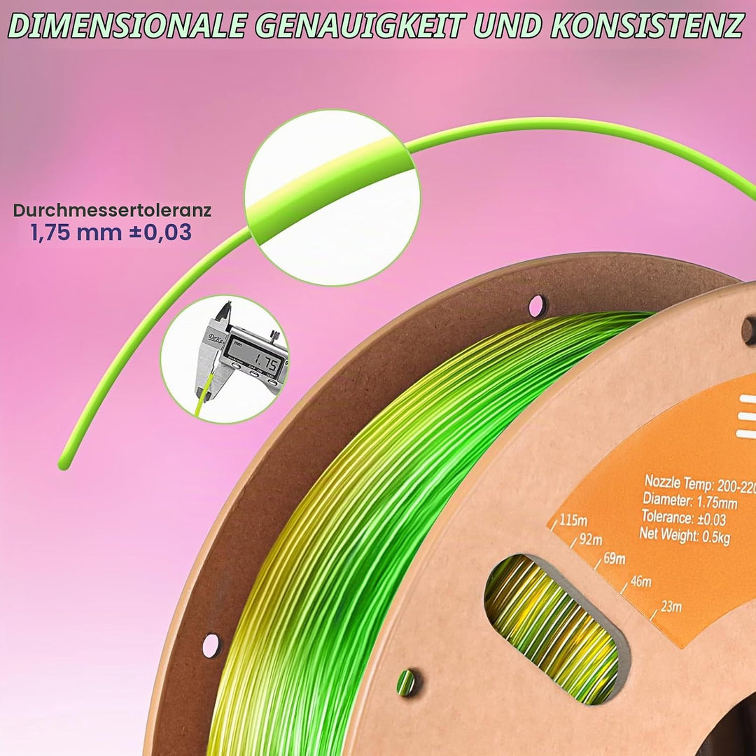 ERYONE TPU Filament 1.75mm, 3D Drucker Filament,Flexible TPU Weiches Filament, TPU 95A, Massgenauigk