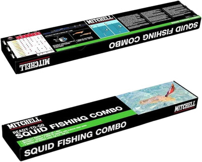 Mitchell Riptide R Squid Tintenfisch ruten und rollen combo set