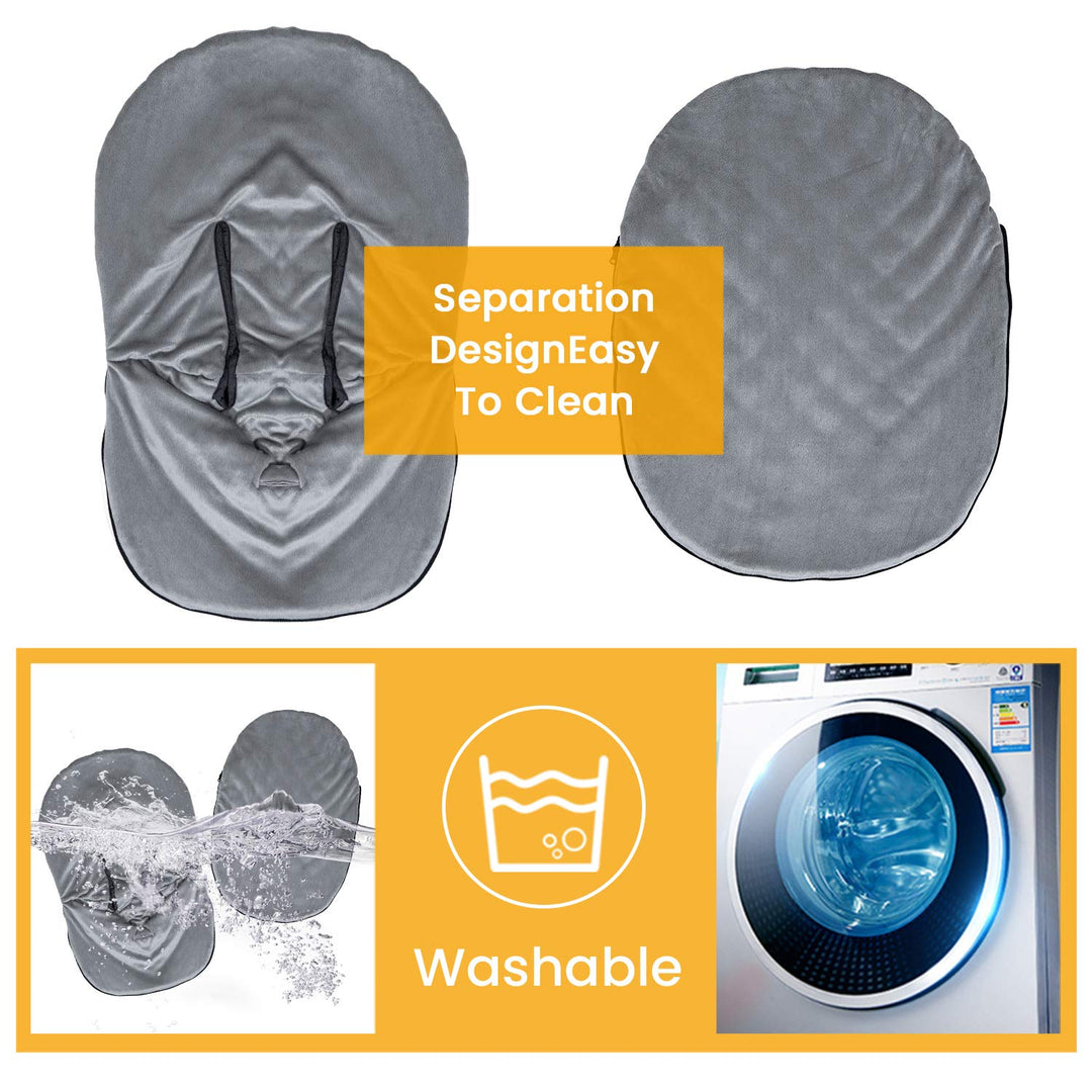 Orzbow Winter Baby Fusssack für Babyschale,Frühjahr Universal Einschlagdecke für Autositz & Maxi-Cos