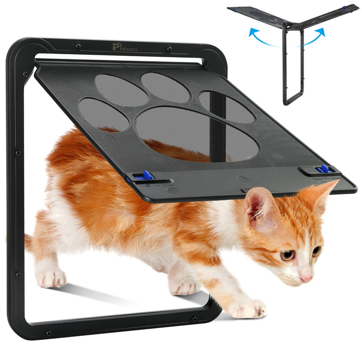 Katzenklappe Innentür, Hundeklappen Katzenklappe Automatisch, Haustier Bildschirm Türklappe Abschlie