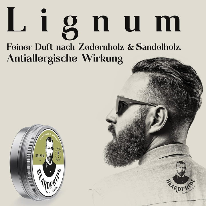 BEARDPRIDE Bartbalsam Männer - Das Original Bart Balsam aus dem Barbershop - Unser Beard Balm basier
