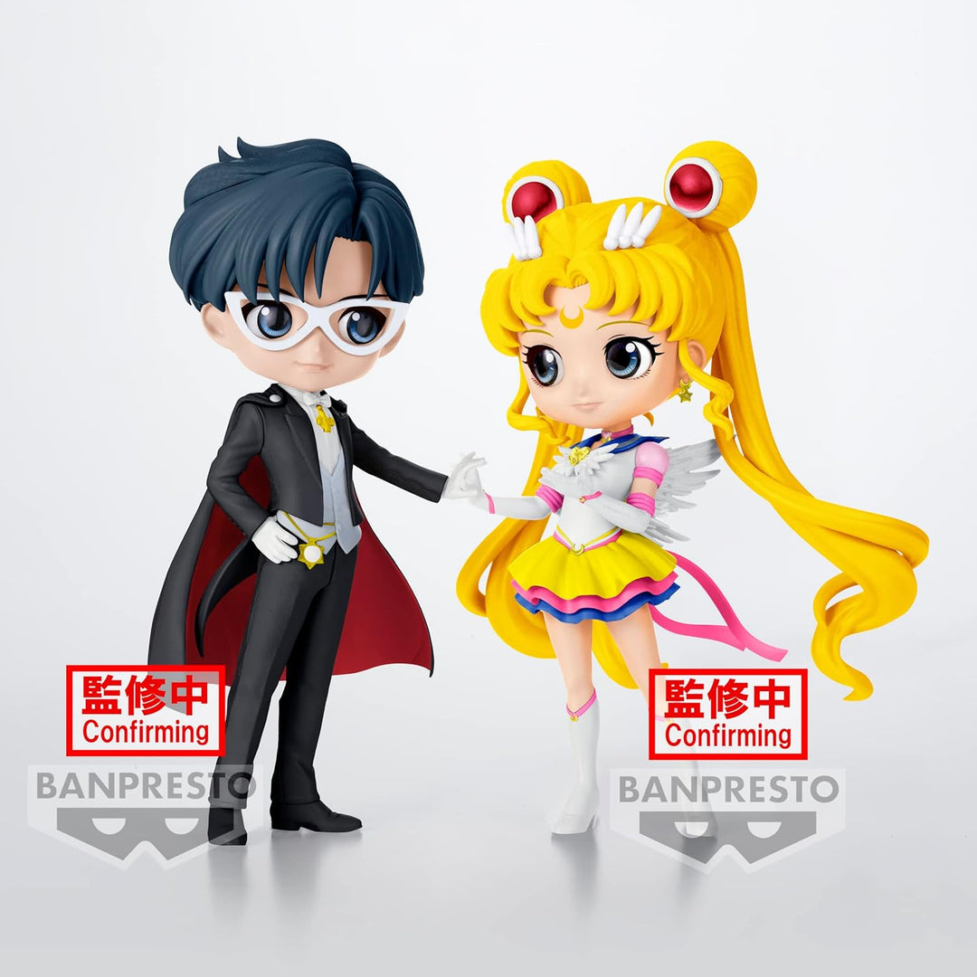 BANPRESTO Sailor Moon Cosmos - Tuxedo Mask - Q Posket 14cm Smoking-maske (Ver. A), Smoking-maske (Ve