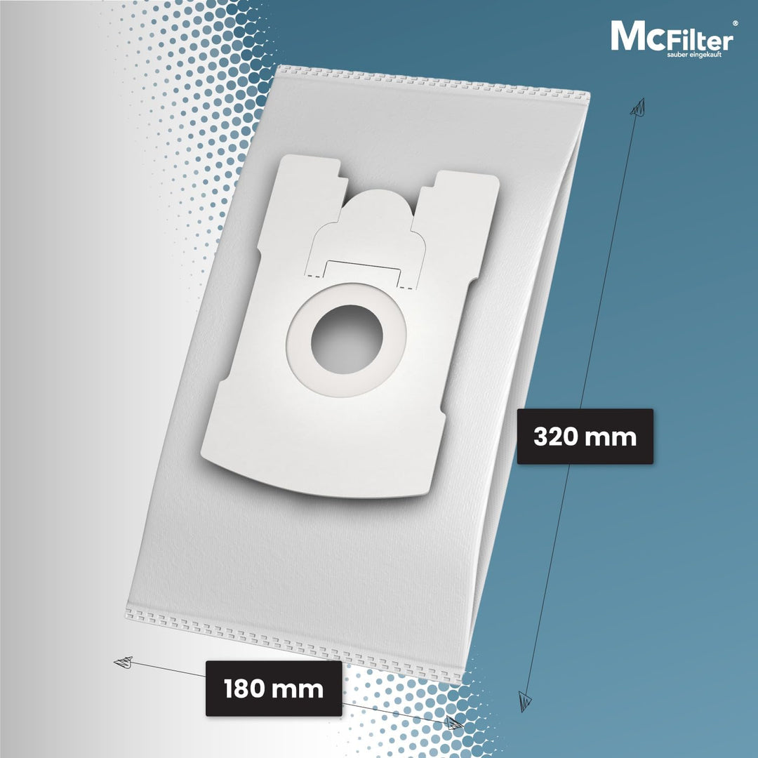 McFilter | 20 Staubsaugerbeutel geeignet für Vorwerk Tiger 260, Vorwerk Kobold VT265 VT270 VT300 - V