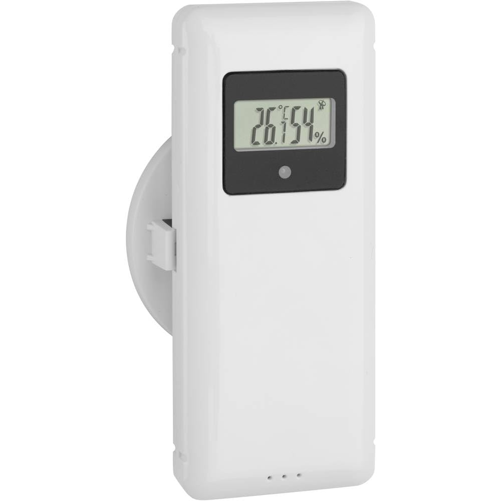TFA Dostmann Thermo-Hygro-Sender, 30.3244.02, Aussensender für Wetterstation 35.1156.01, mit Display