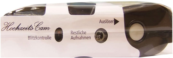 5 x 1A Photo PORST Hochzeitskamera/Einwegkamera gelbe Hochzeitsrose (deutsche Bedienungsanleitung, m