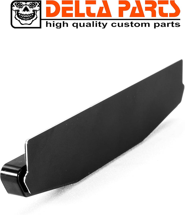 Delta Parts - Reflektor Rückstrahler für Motorrad – Katzenauge hinten - Reflektor inkl. Halteblech a