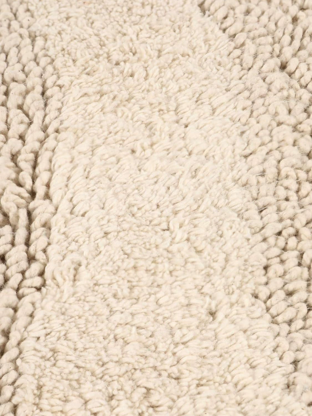 RugVista Badematte Breeze, ∅ 70 cm, Rund, Mittelflor, Anti-Rutsch, Moderner Badteppich, Maschinenwas