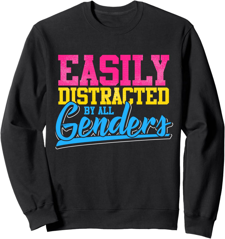 Genderfluid Pan Pride LGBTQ Geschenk Lustiges Pansexuell Sweatshirt