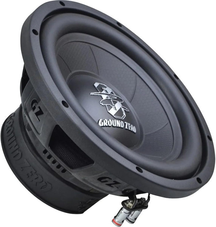 Ground Zero 25 cm / 10" Subwoofer - 4 Ohm Voicecoil - 250 WRMS, Schwarz, GZIW 250X-II