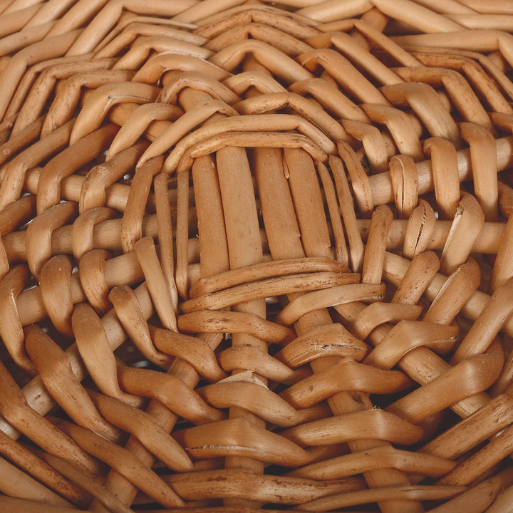 WEIDENPROFI Katzenkorb, Katzenturm aus Heller Weide, inkl. 2 Kissen, Grösse ca.: Ø 42-46 cm x Höhe 4