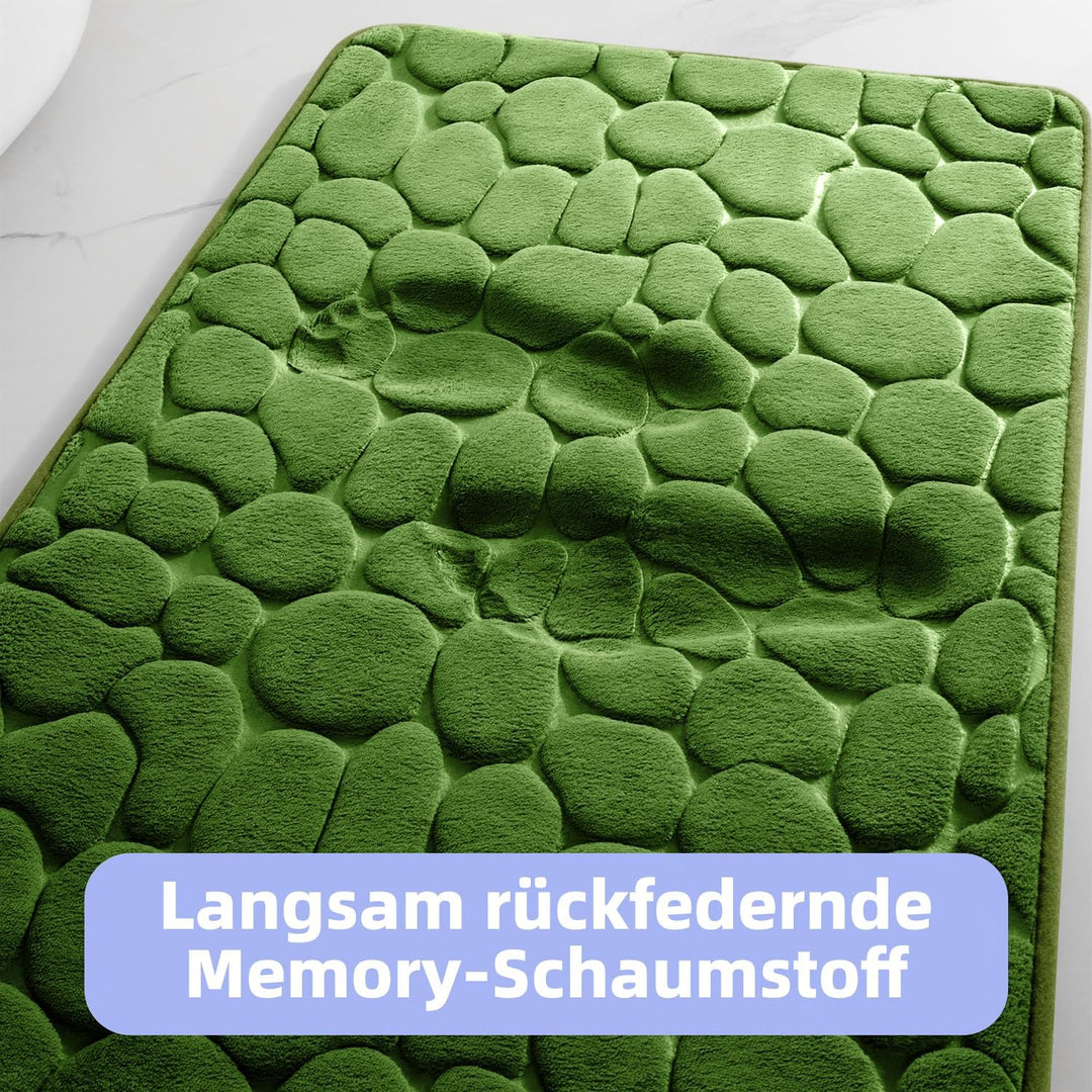 chakme Badematte Memoryschaum Badteppich Memory Foam Duschvorleger Saugfähige Badvorleger Badezimmer