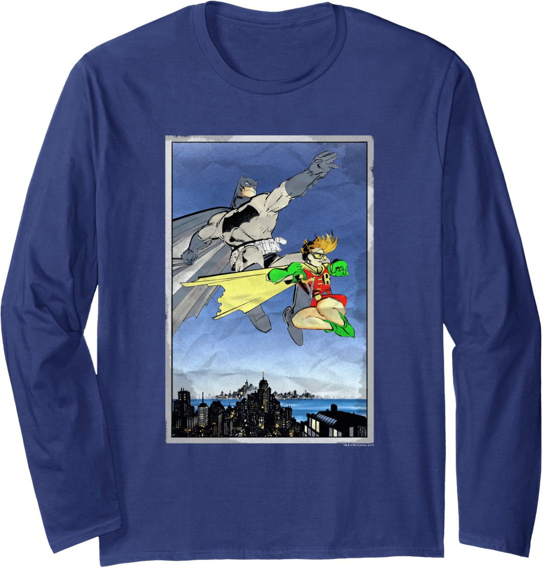 Batman and Robin Duo Langarmshirt