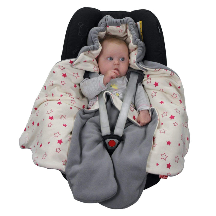 ByBoom Baby Einschlagdecke für die Übergangszeit und Sommer, Oeko-TEX 100, Universal Kuscheldecke fü