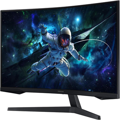 Samsung Odyssey G55C Curved Gaming Monitor, 32 Zoll, Bildschirm mit VA-Panel, 2.560 x 1.440 Pixel, 1