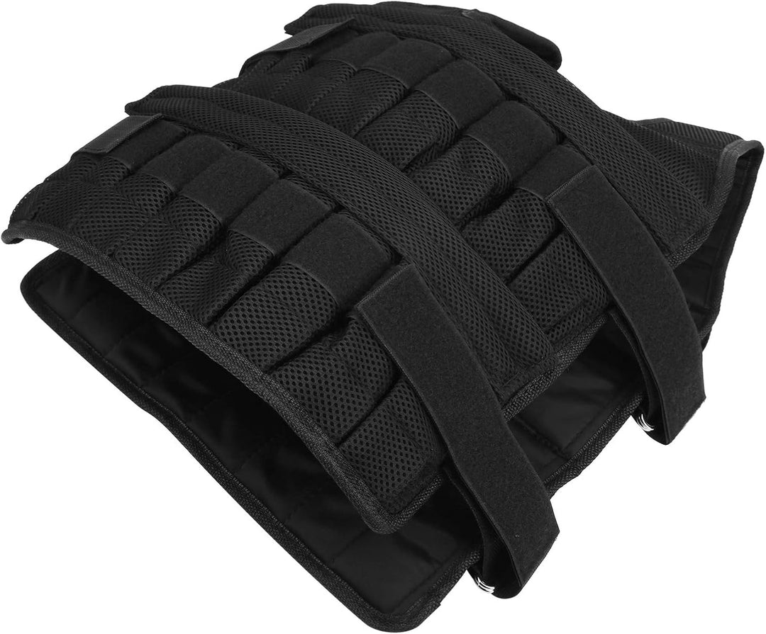 RiToEasysports Einstellbare Gewichtete Weste, 35 Kg Gewichtete Jacke Workout Gewichtsweste (Nicht mi