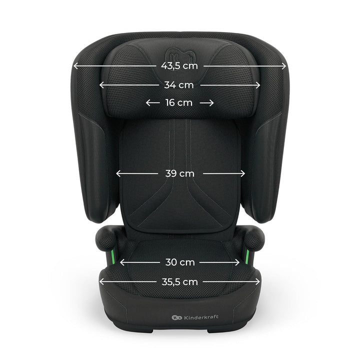 Kinderkraft UNITY 2 i-Size, Faltbarer Autositz 100–150 cm, von ca. 3,5 bis 12 Jahre, verstellbare Ko