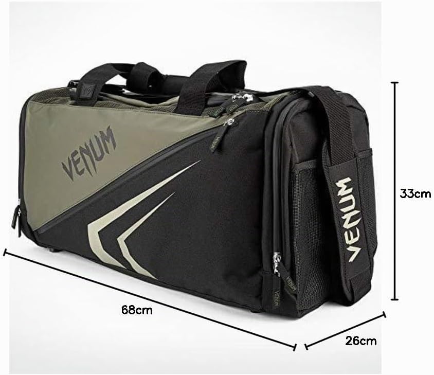 Venum, Trainer Lite Evo Sporttaschen, Unisex Erwachsene, Einheitsgrösse Einheitsgrösse Khaki/Schwarz