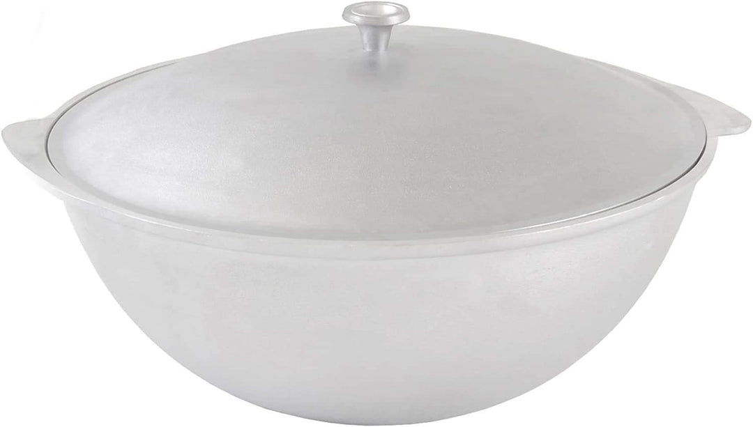 rukauf Kazan Asien Topf Tatarskij mit Deckel Kasan Wok 12 L Aluguss
