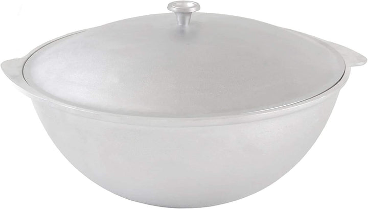 rukauf Kazan Asien Topf Tatarskij mit Deckel Kasan Wok 12 L Aluguss