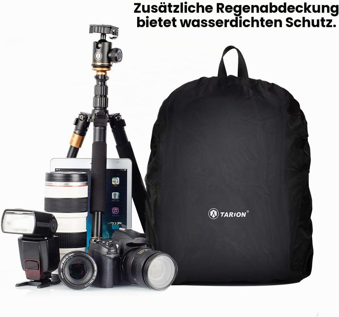 TARION Kamerarucksack Spiegelreflex Fotorucksack Wasserdicht Leicht und Kompakt Klein DSLR Rucksack
