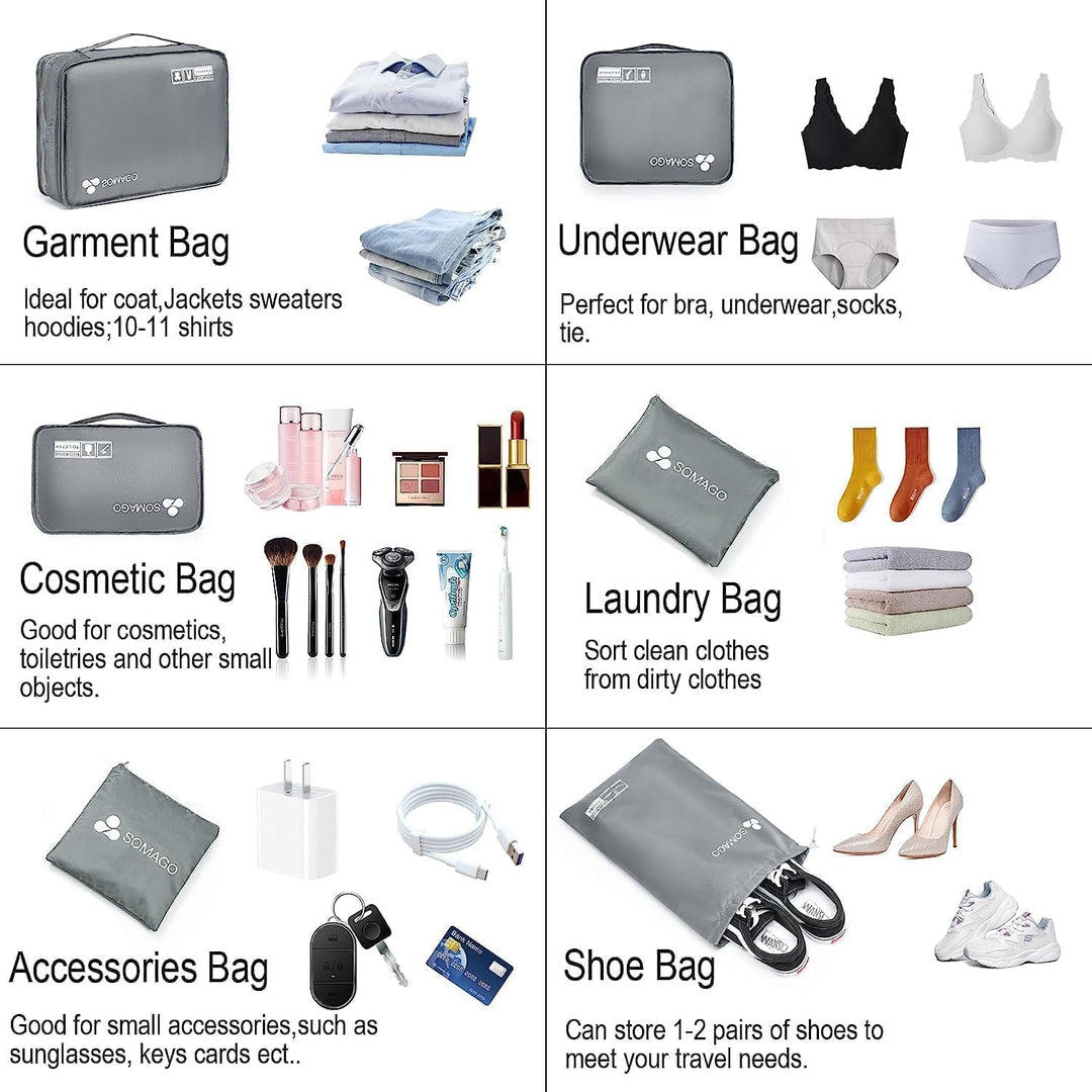 Joyway Gepäckset Weiss / Braun Carry-On 20-Inch, Weiss / Braun Carry-On 20-Inch