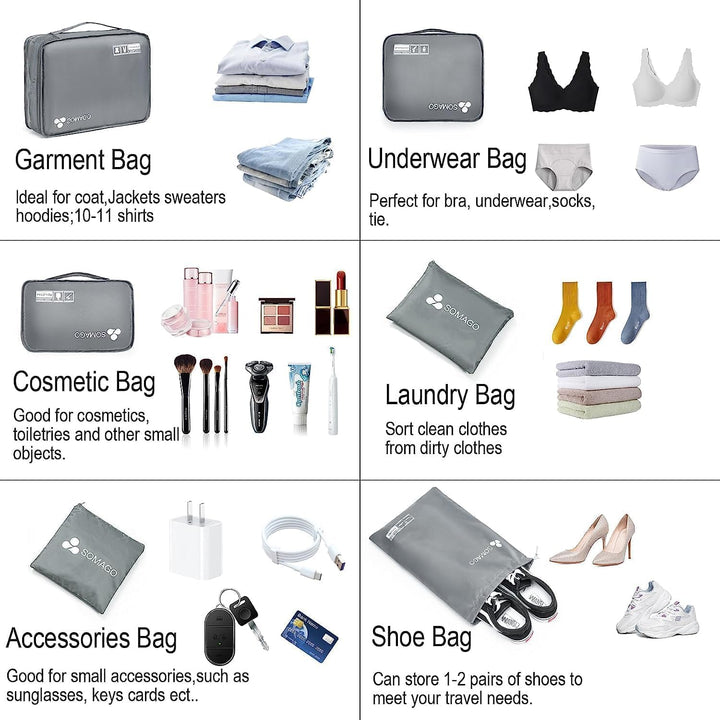 Joyway Gepäckset Weiss / Braun Carry-On 20-Inch, Weiss / Braun Carry-On 20-Inch