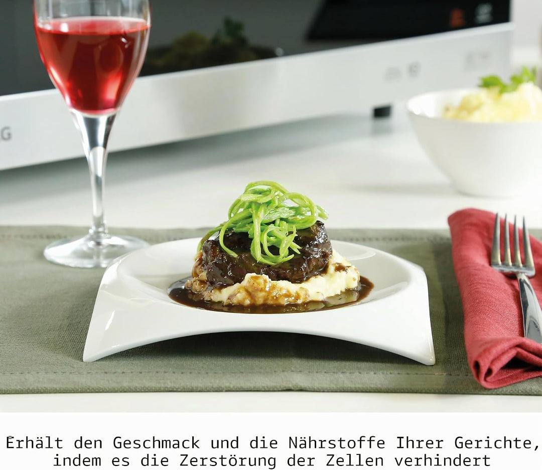 LG mh7265dps – Mikrowelle, Masse: 39,5 x 40,6 x 26,2 cm Schwarz 1200 W 32 l Mikrowelle, Schwarz 1200
