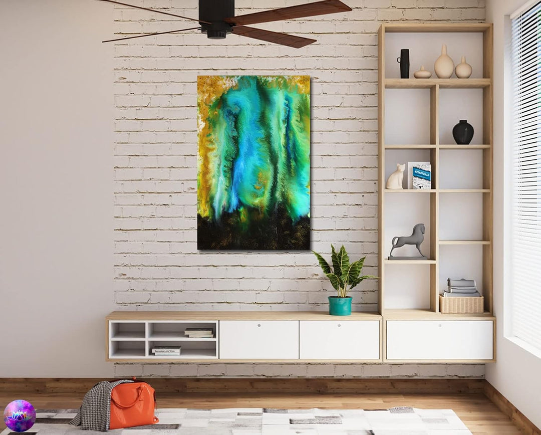 Gemälde Abstrakte Malerei Original - moderne hochglanz Wandbilder XXL - Resin Art Kunst Bild Harz Un