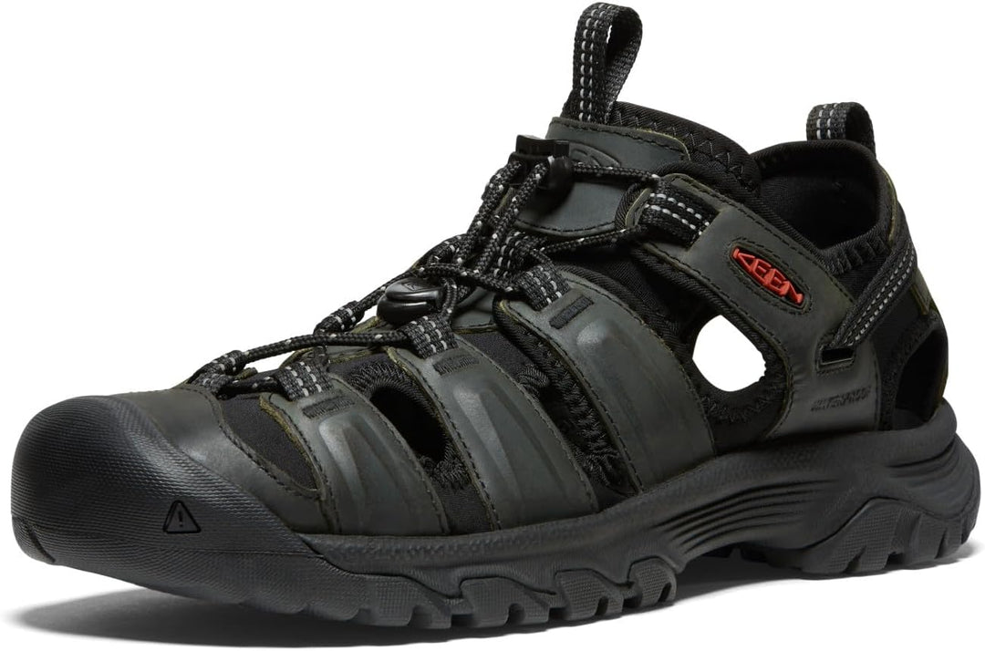 KEEN Unisex Targhee 3 Closed Toe Sportsandale 46 EU Grey Black, 46 EU Grey Black