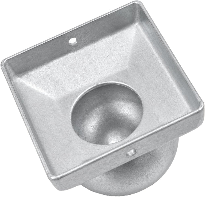 25x Pfostenkappe verzinkt Pyramide/Kugel (101 x 101 mm Kugel), 101 x 101 mm Kugel