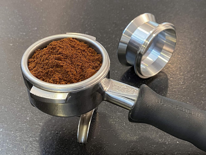 Präzisions-Trichter »Barista Cono Forte 58 mm« aus Edelstahl für Siebträger, Dosing Funnel Fülltrich