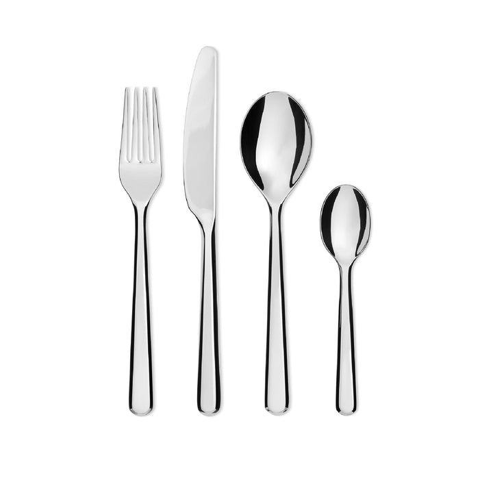 Alessi BG02S24 Amici Besteckset 24-teilig,Edelstahl 18/10