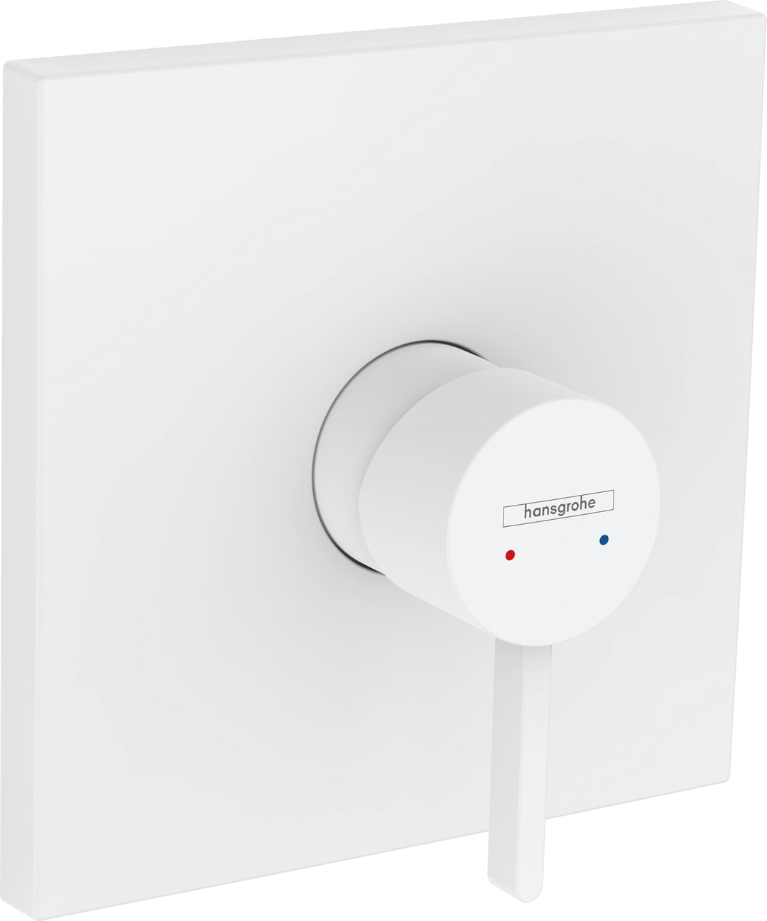 hansgrohe Wannenarmatur Finoris, Unterputz Brausebatterie, Duscharmatur für 1 Funktion, Mattweiss Ma