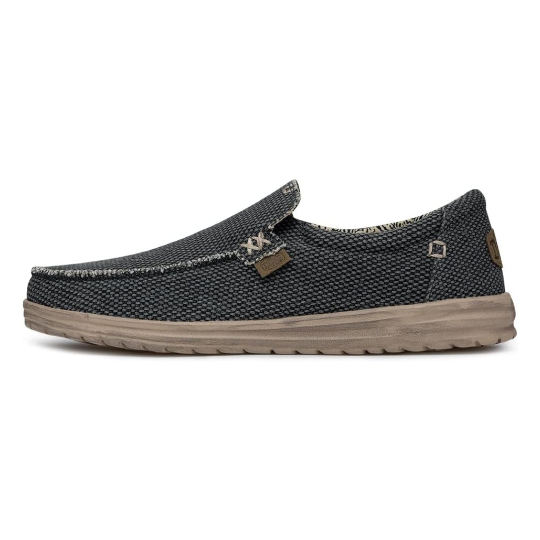 HEYDUDE - Mikka Braided Herren - Slip on Schuhe - Mokassin Stil 40 EU Deep Blue, 40 EU Deep Blue