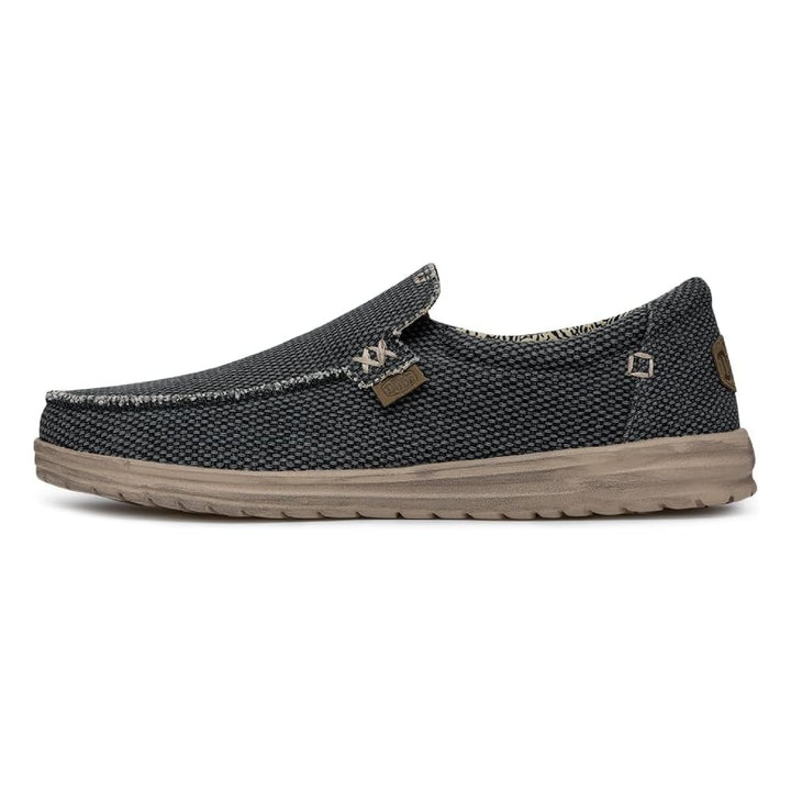 HEYDUDE - Mikka Braided Herren - Slip on Schuhe - Mokassin Stil 40 EU Deep Blue, 40 EU Deep Blue