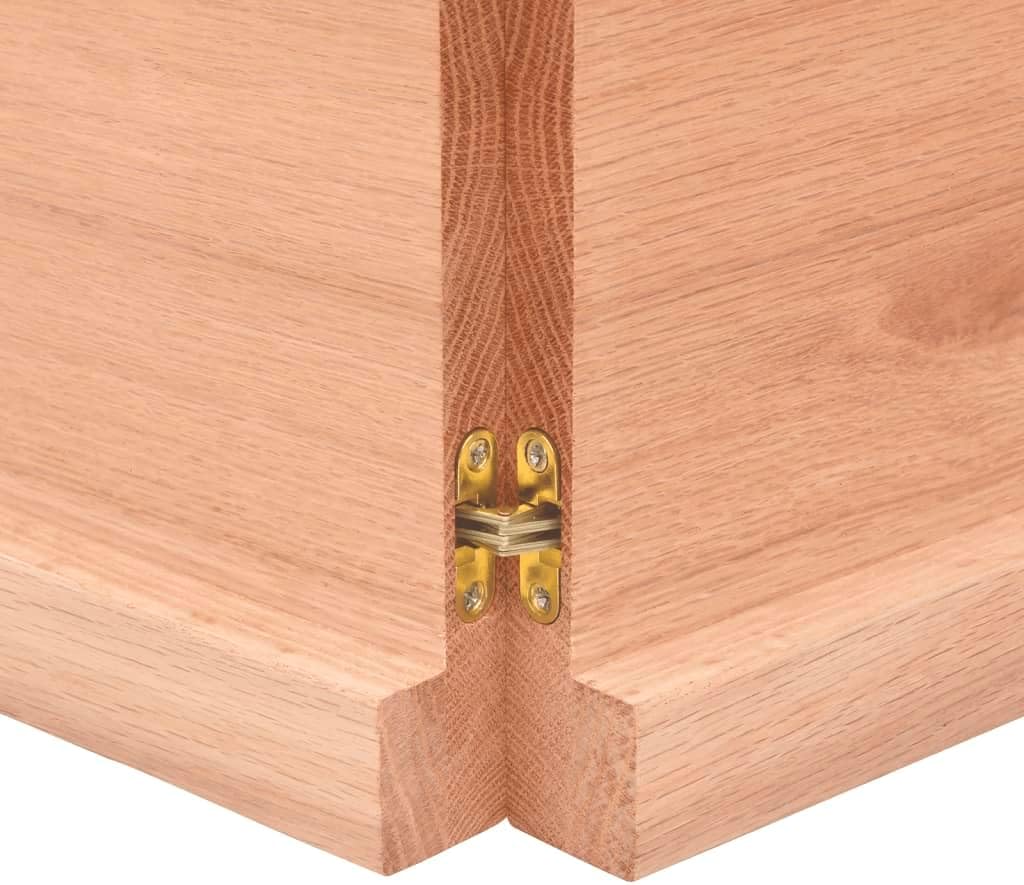 vidaXL Tischplatte, Holzplatte für Tisch Esstisch Couchtisch, Massivholzplatte Handgefertigt mit Bau