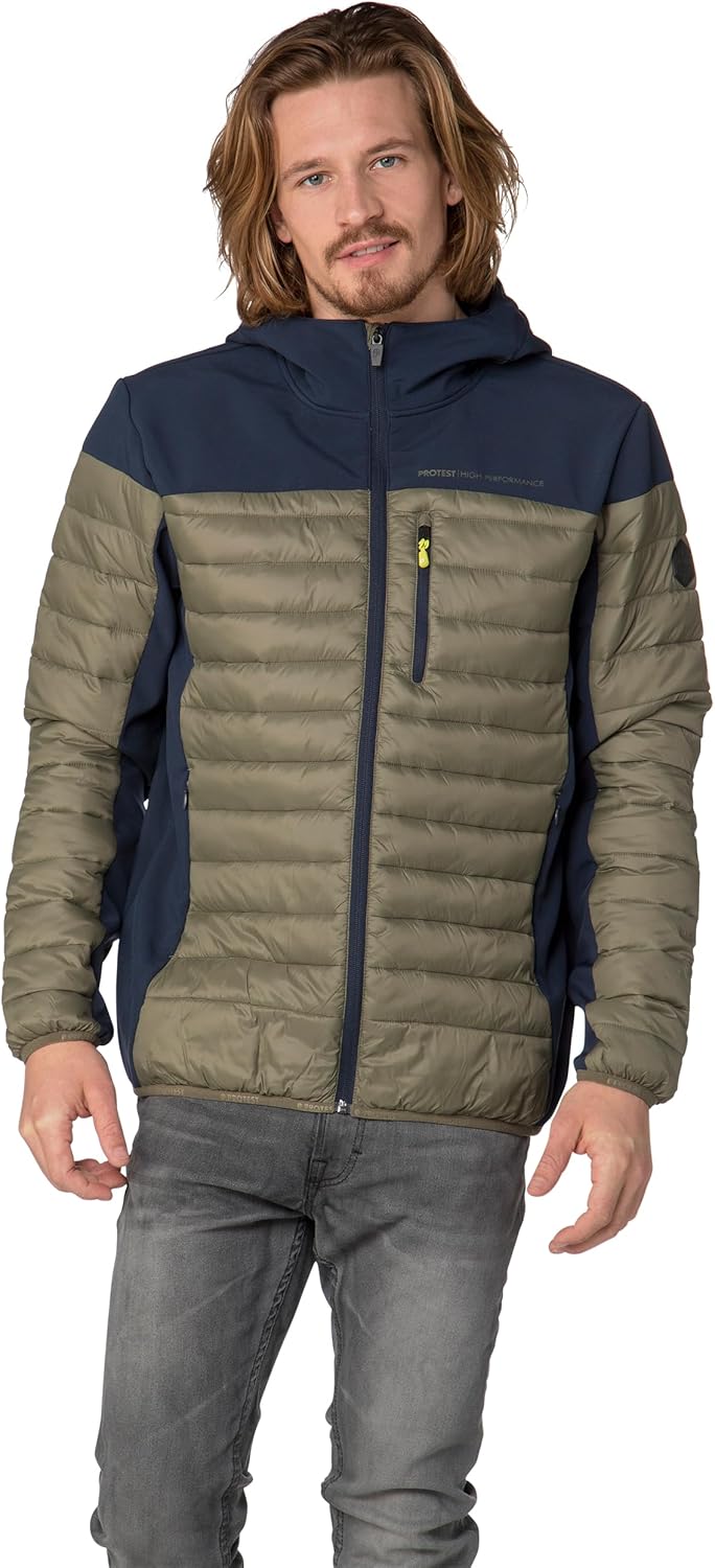 Protest Men Outdoorjacke Update XS Grey Green, XS Grey Green