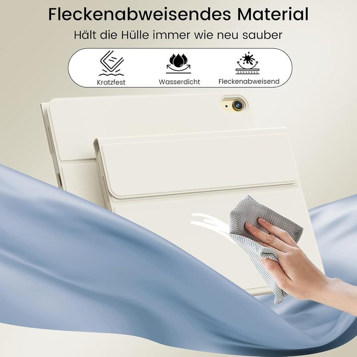 Hülle mit Tastatur für iPad Air 11 Zoll 2025 2024 (M3/M2), iPad Air 5 4 2022/2020 10,9 Zoll, Soft TP