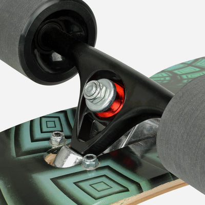 FunTomia Longboard mit 3 Flex Stufen Drop Through Cruiser Komplettboard Mach1 Speed Kugellager T-Too