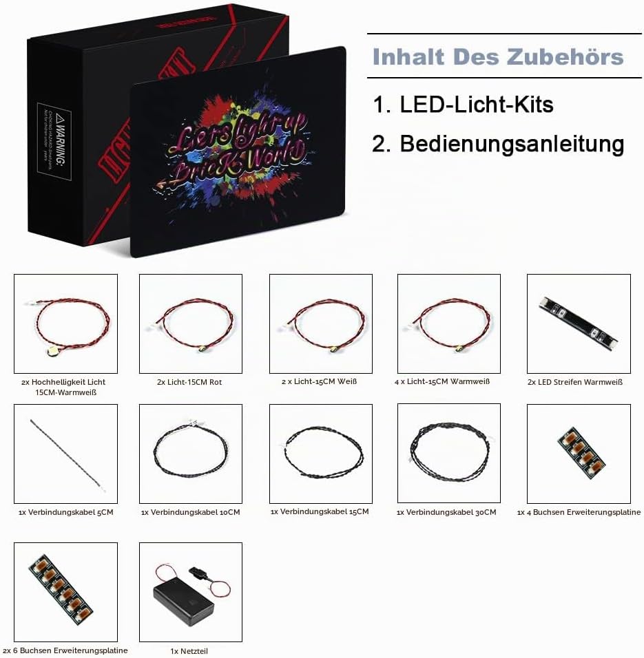 Led Licht Set für Lego Creator 31138 Strandcampingbus Bauset (Kein Lego-Modell), Dekorations Led Bel