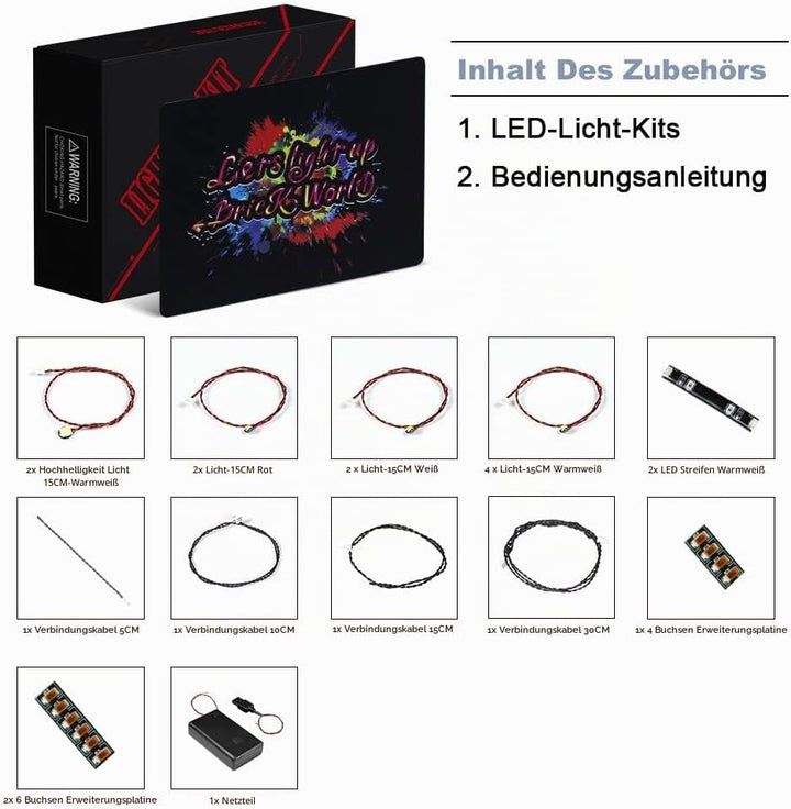 Led Licht Set für Lego Creator 31138 Strandcampingbus Bauset (Kein Lego-Modell), Dekorations Led Bel