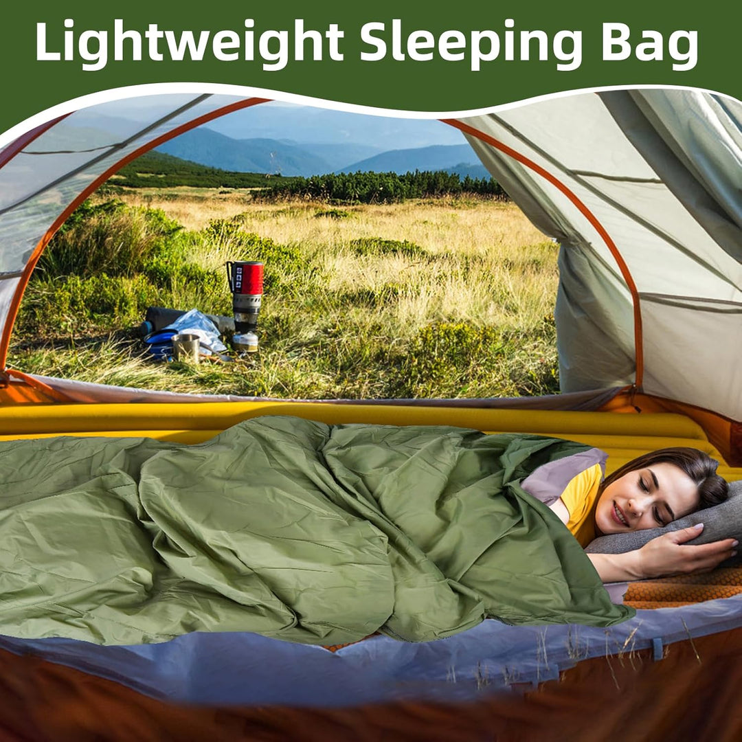 Ultraleichter Sommerschlafsack, Schlafsack Sommer 680g 190 x 75 cm, Schlafsack Ultraleicht Kleines P