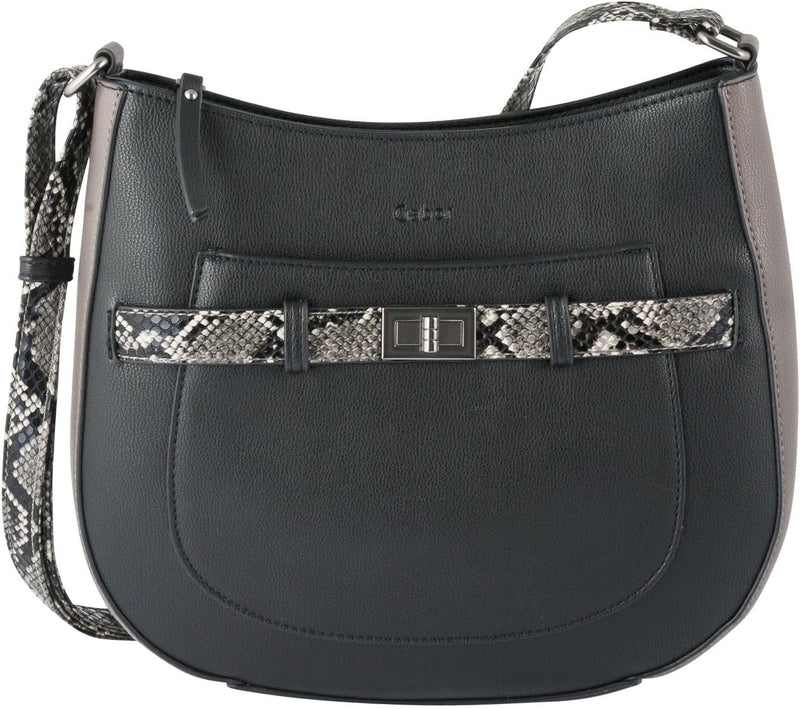 Gabor Damen Janna Schultertasche Mixed Black, Mixed Black