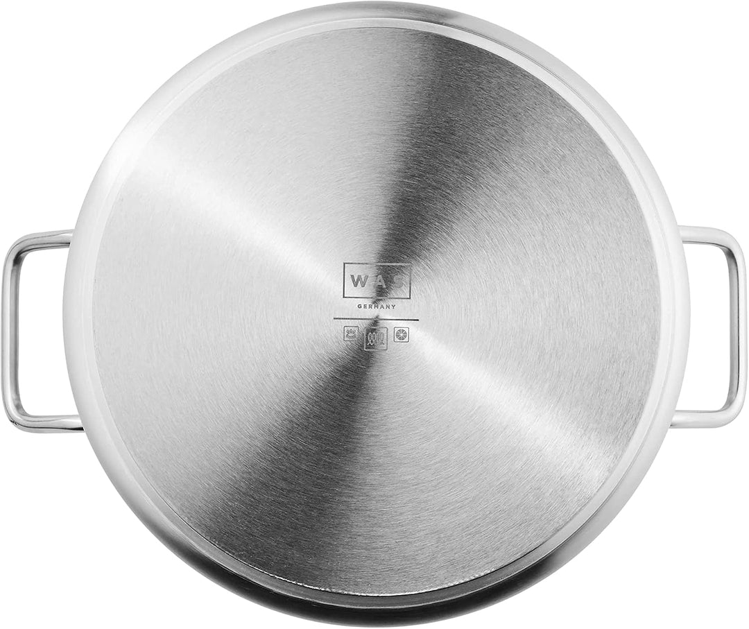 Suppentopf Cookware 21, Ø 28 cm, Chromnickelstahl 18/10 28 cm Grau, 28 cm Grau