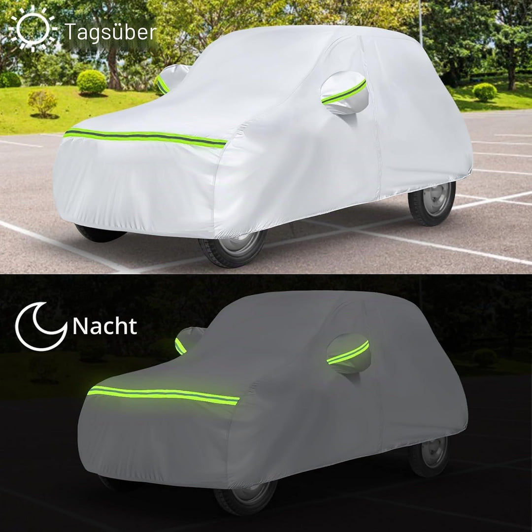 Autoabdeckung Passend für Citroen 2CV 1948-1990, wasserdichte Vollgarage Autoplane mit Reissverschlu